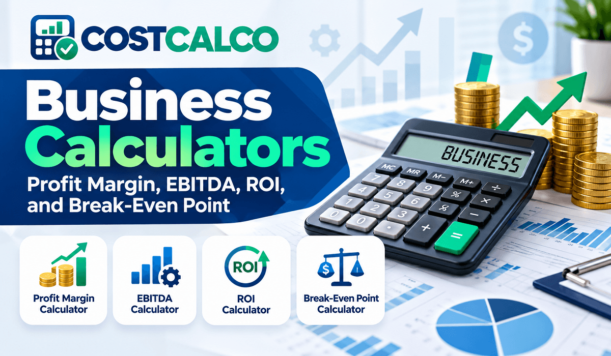 Business Calculators Financial Growth Banner