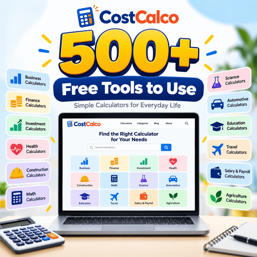 CostCalco’s 500+ Free Tools Hub