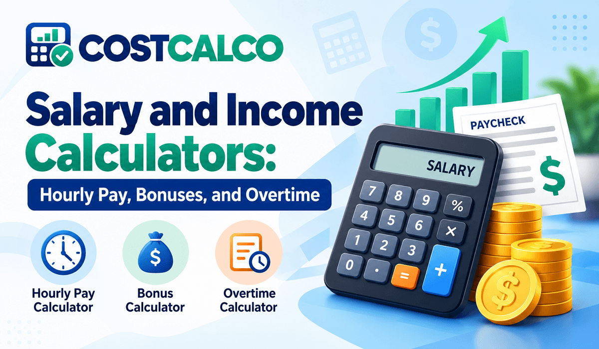 Salary and Income Calculators Banner